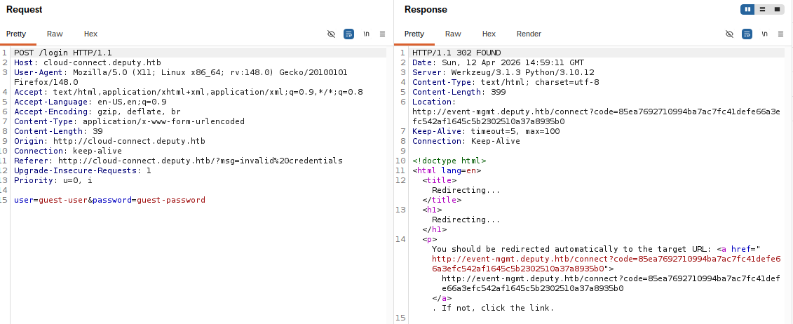 Account linking via redirect