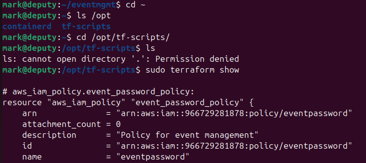 Application reveals the password D3puty0GfhCe