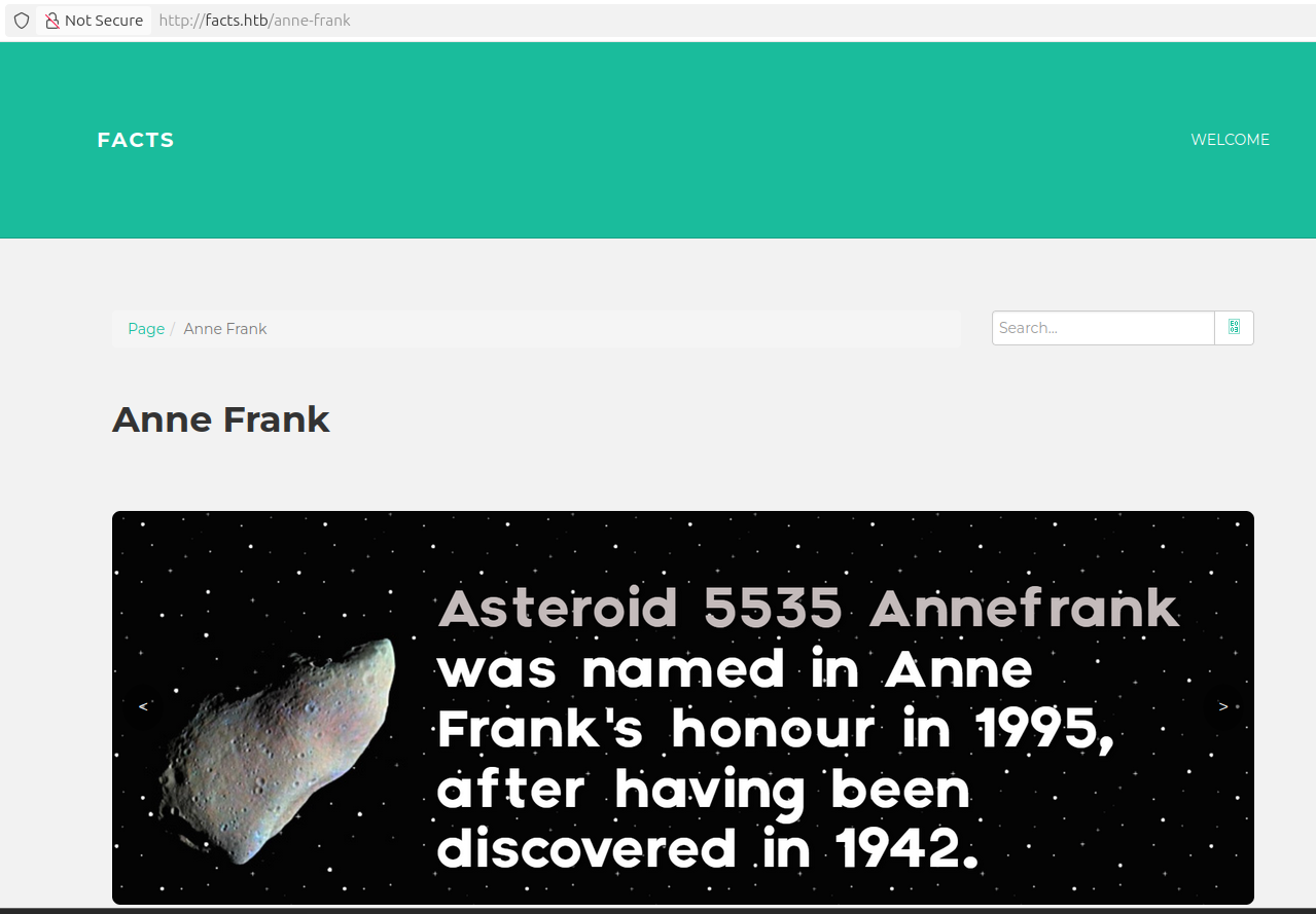 Another view of the facts application