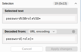 Confirming the correct parameter injection approach