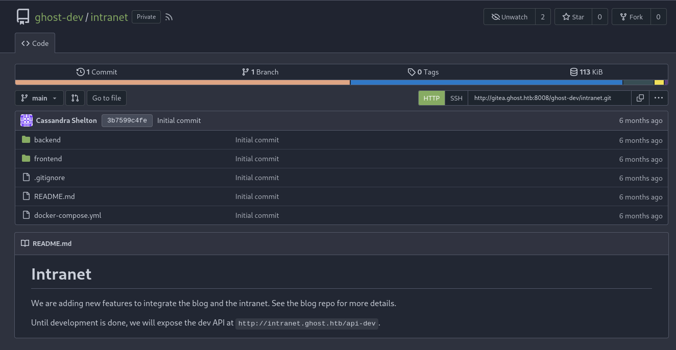 Additional route or config file in repository