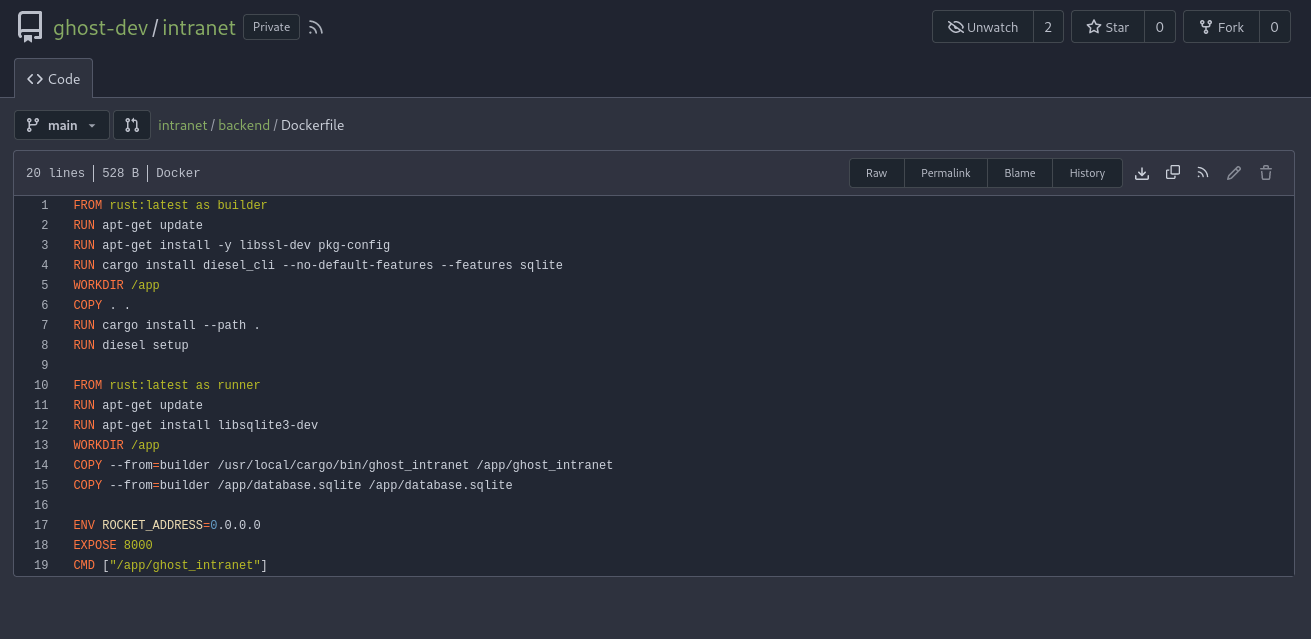 Gitea source code showing the /dev/scan RCE route