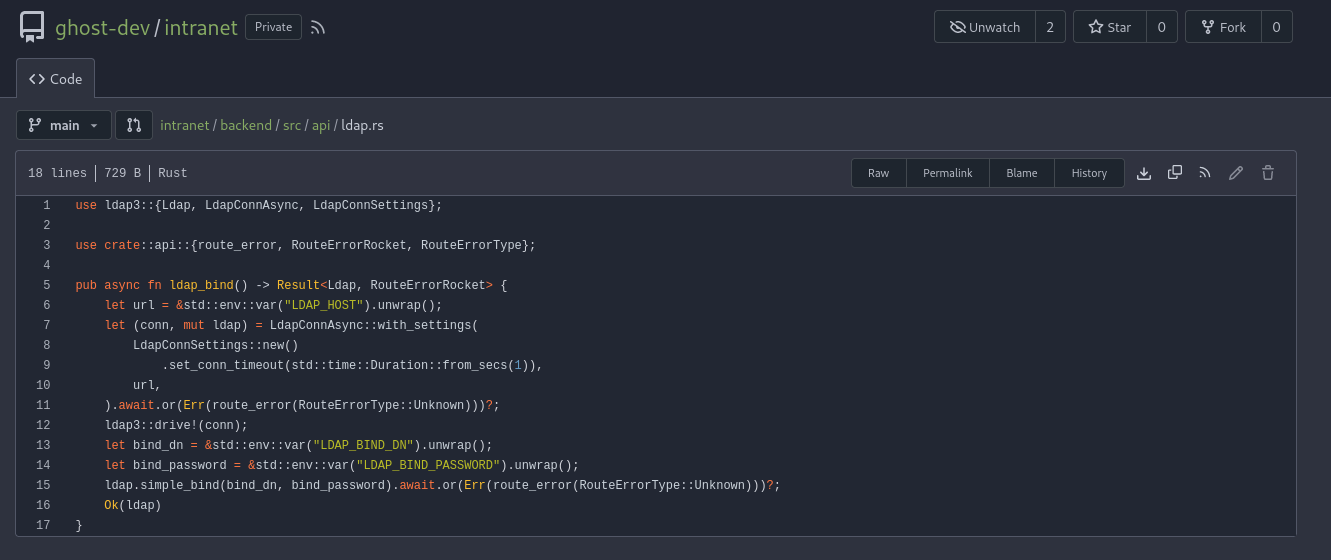 First request to /dev/scan confirming command execution