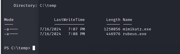 Mimikatz dumping trust key material