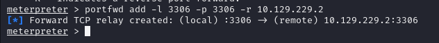Database enumeration and escalation via Meterpreter