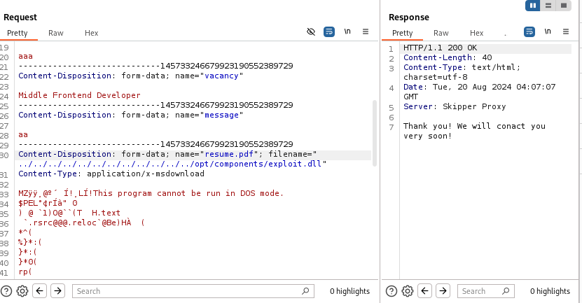 Triggering the Blazor component loader endpoint