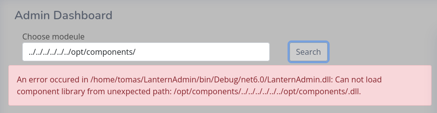 Source view of the component execution endpoint
