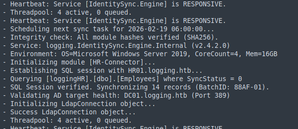 HR01 hostname referenced in log files