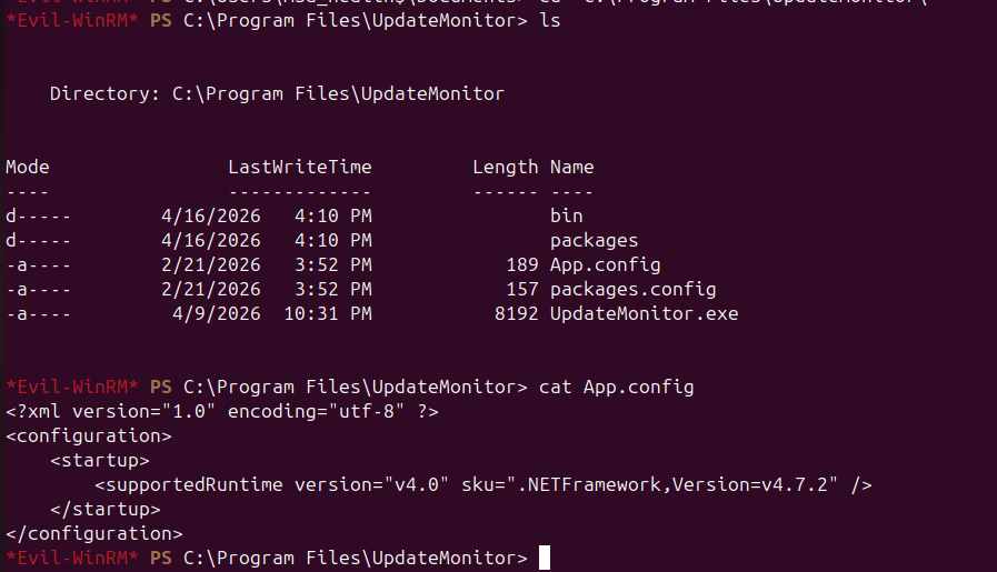 .NET binary confirmed via file inspection