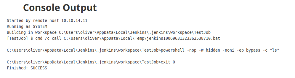 certutil download attempt via Jenkins build step