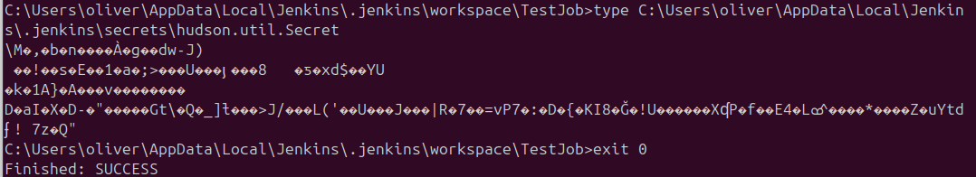 Binary secret file — needed Base64 encoding