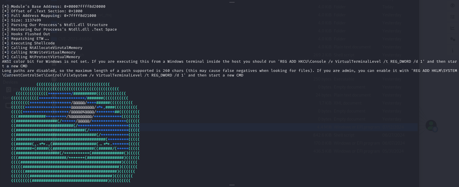 SharpWSUS initial error during update creation