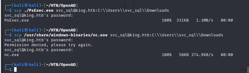 SharpWSUS create command output with update ID