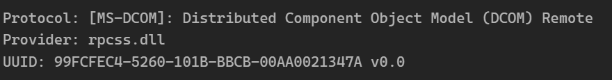 RPC UUID associated with the Potato exploit family