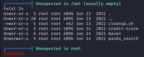 LinPEAS showing interesting files and process information