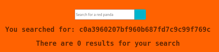 RCE confirmed — command output visible in the response