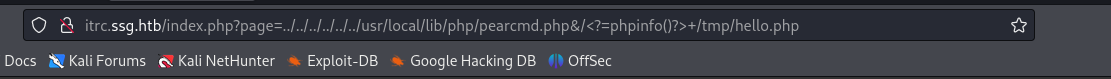 Directory listing showing the PHP debug server layout and uploads