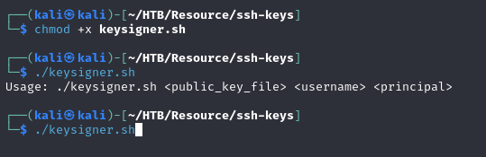 Additional SSH authorized principals or CA configuration