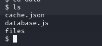 The WonderCMS database file containing a bcrypt password hash