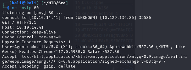 The contact form field that accepts a URL for SSRF