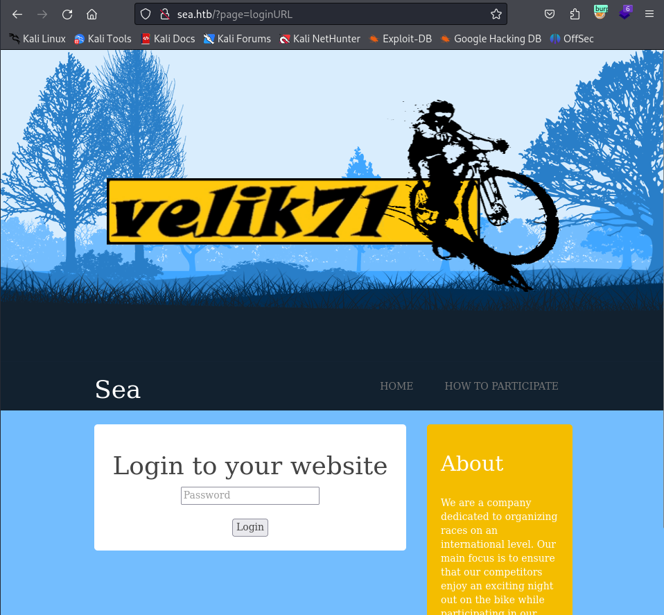 WonderCMS login confirmation