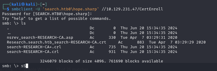 Certificate share and user listing