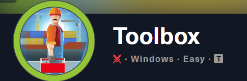 Nmap full scan output for Toolbox
